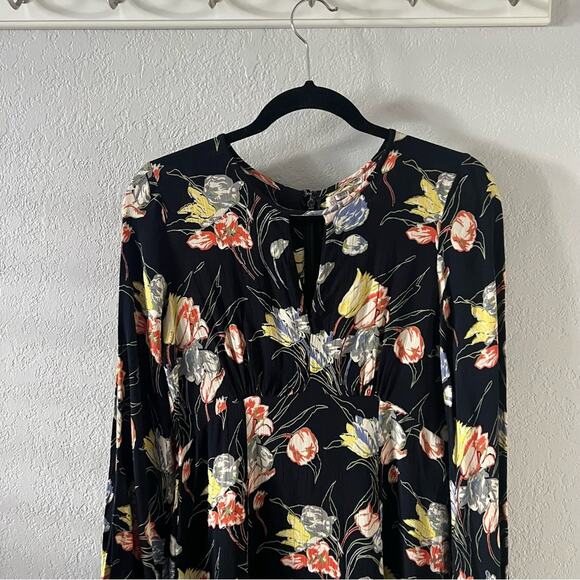 byTiMo Trailing Flowers Black Floral Mini Dress - Picture 3 of 8